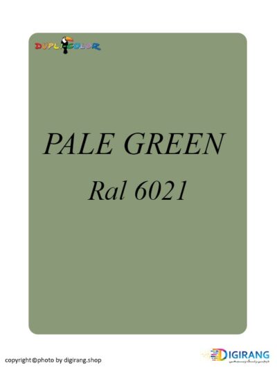 اسپری رنگ دوپلی کالر Pale Green سبز مات کد 6021