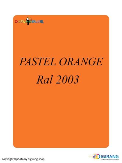 اسپری رنگ دوپلی کالر نارنجی روشن Pastel Orange کد 2003