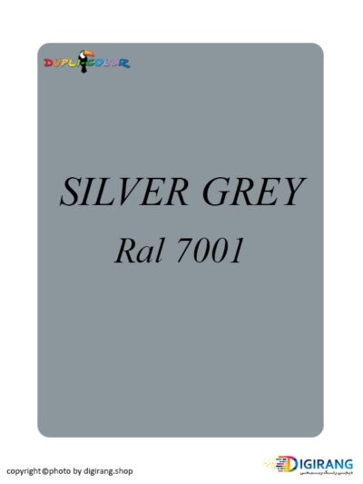 اسپری رنگ دوپلی کالر Silver Grey خاکستری نقره ای کد 7001