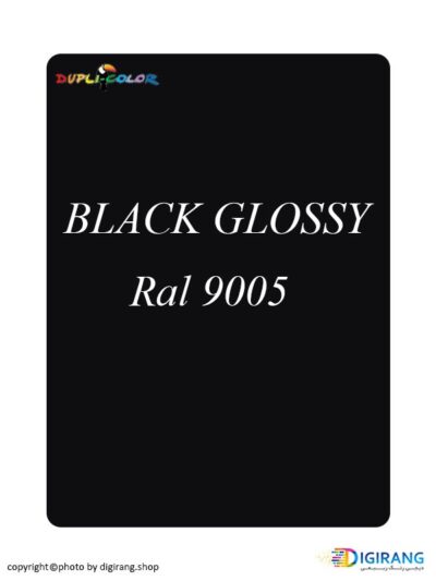 رنگ Black Glossy