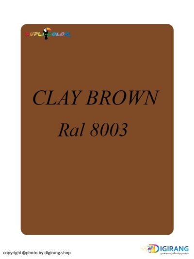 اسپری رنگ دوپلی کالر قهوه ای سفالی CLAY BROWN کد 8003