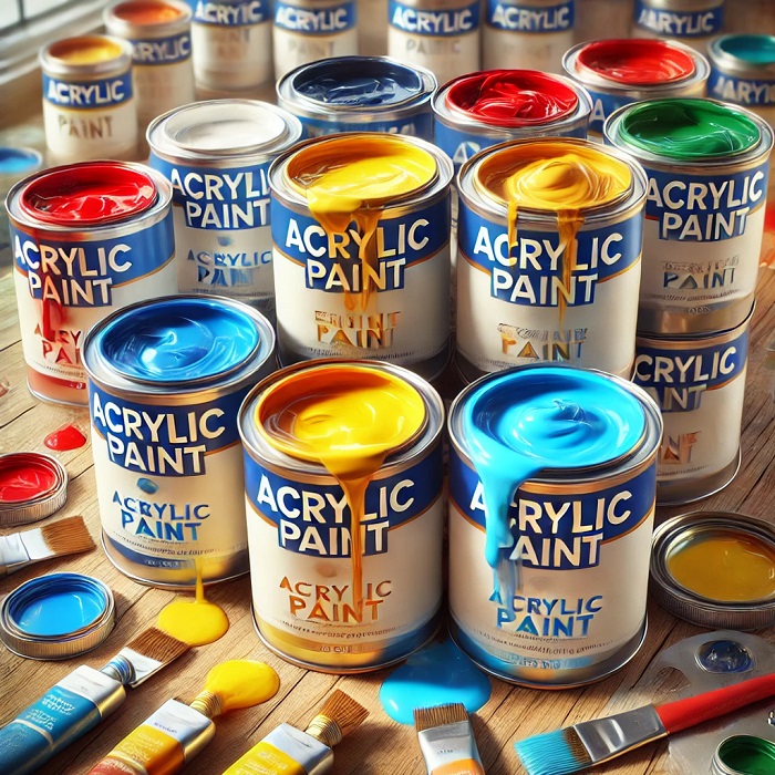 قوطی رنگهای اکریلیک