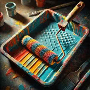 سینی غلطک رنگ