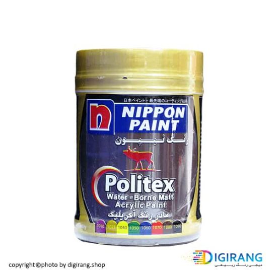 مادر رنگ قهوه ای مات آکریلیک نیپون 1 کیلویی کد 1080