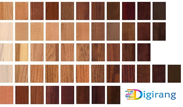 انواع رنگ چوب