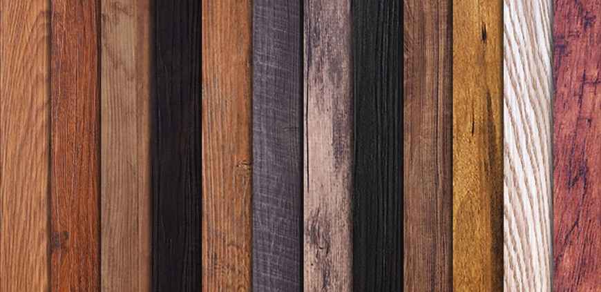 طیف رنگ چوب در مبلمان