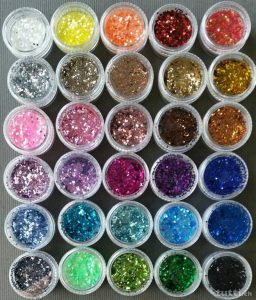 انواع پودر اکلیل رنگی