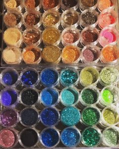 پودر اکلیل رنگی 