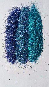 پودر اکلیل رنگ آبی