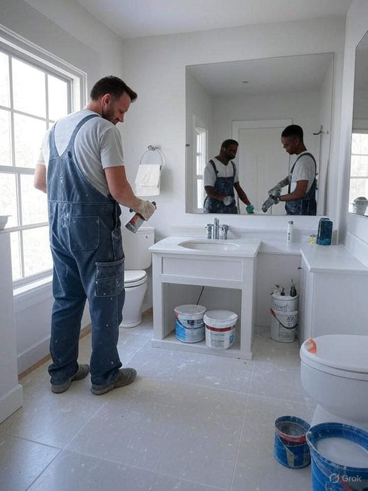 رنگ پلییورتان ضد آب برای رنگ آمیزی سرویس بهداشتی