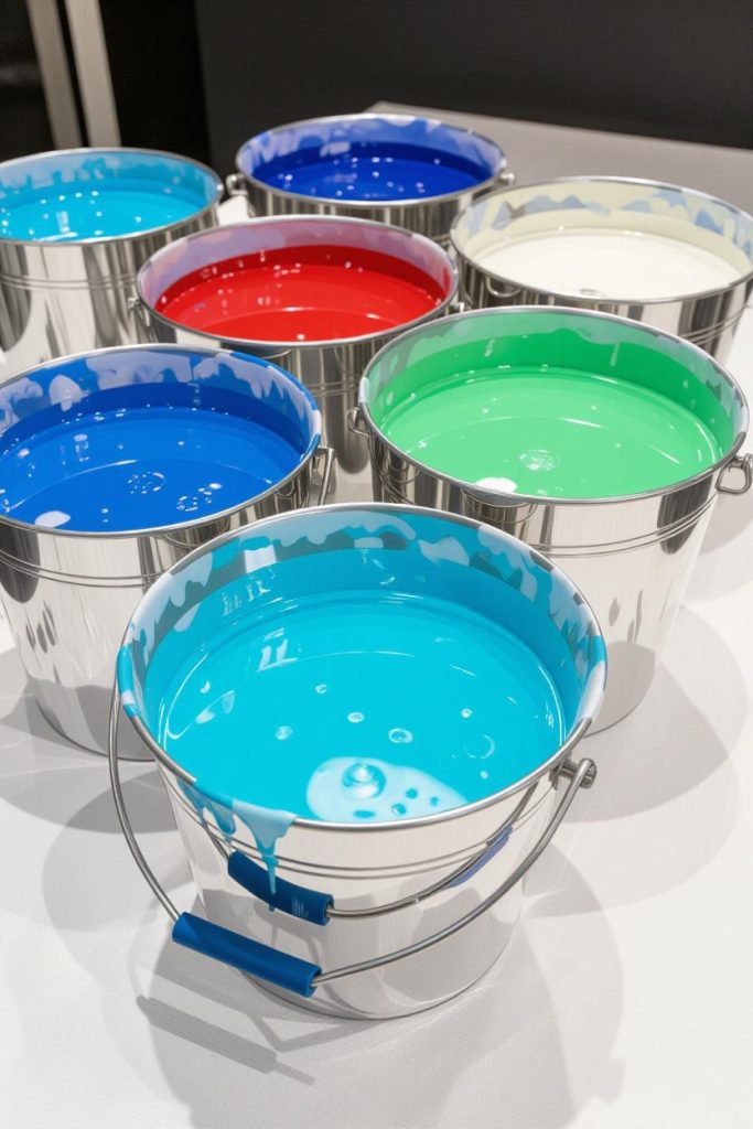 ترکیب رنگ ها ی سرد در رنگ آمیز یساختمان