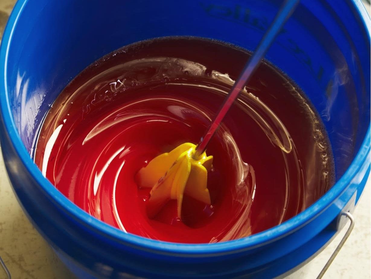 ترکیب رنگ اپوکسی با تینر