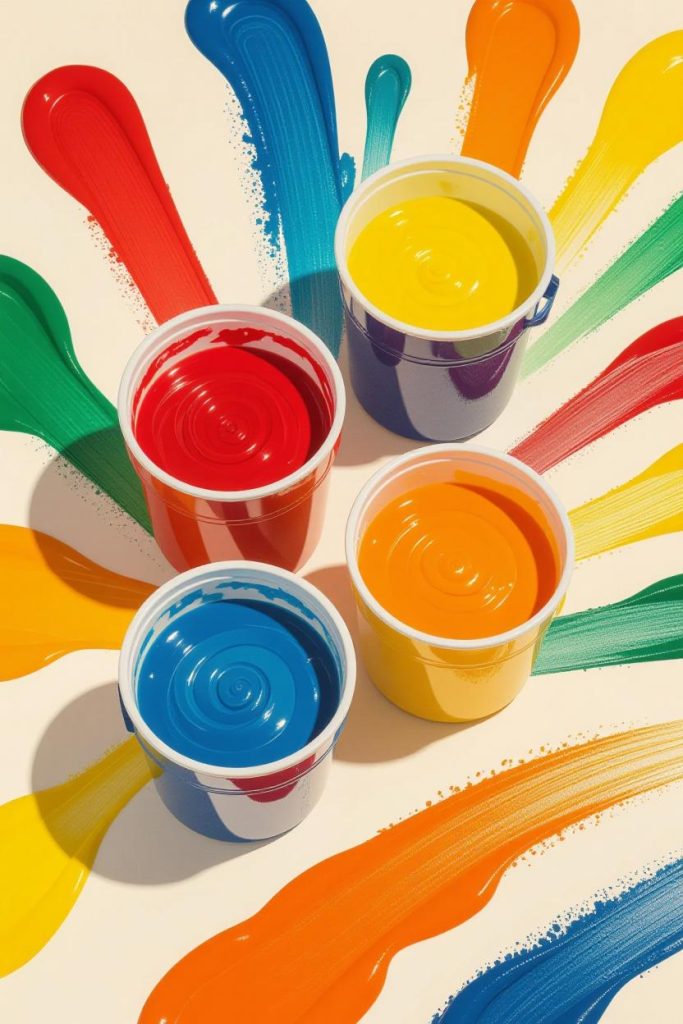 رنگ های گرم در ترکیب رنگها