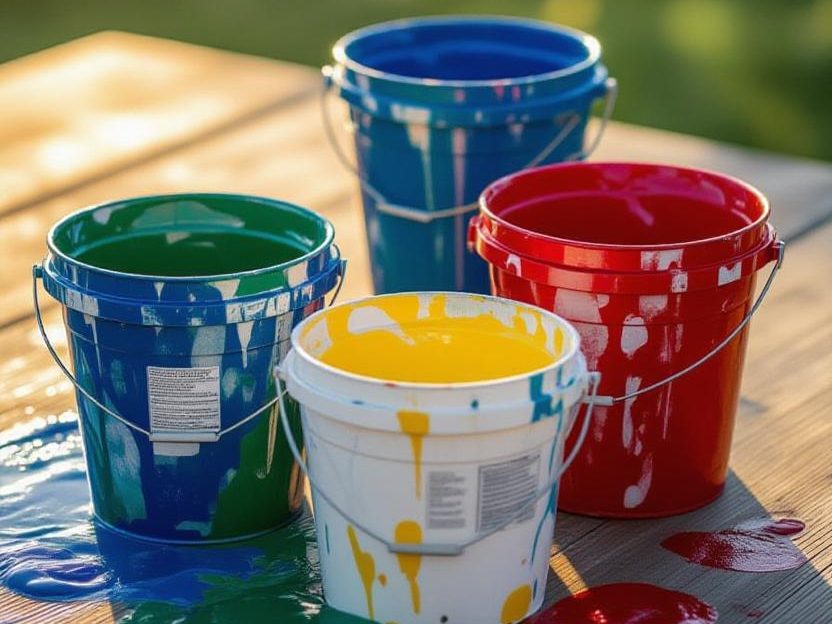 نسبت آب به رنگ پلاستیک برای دیوار گچی