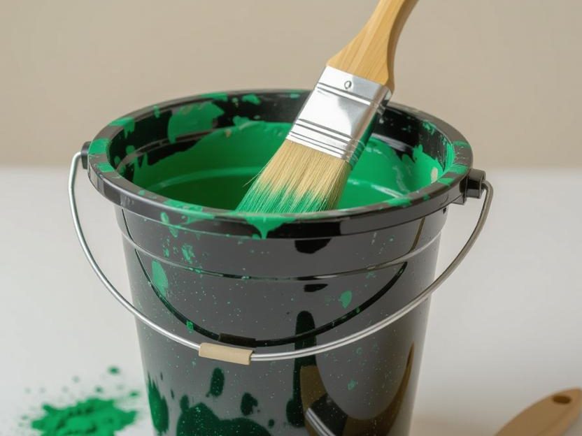 میزان آب در رنگ آکریلیک