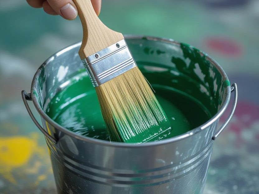 ترکیب صحیح رنگ با آب