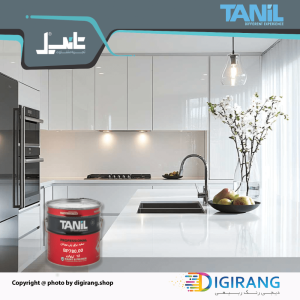 رنگ پلی یورتان سفید براق تانیل TANIL کد BP780.00 به همراه خشک کن 18 کیلوگرم