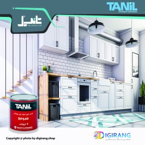 آستر پلی یورتان سوپر سفید تانیل کد BP646 برای رنگ خودرو/صنعتی