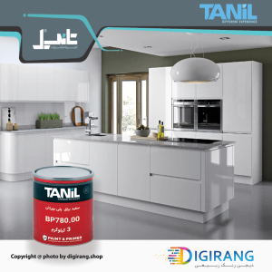 رنگ پلی یورتان سفید براق تانیل TANIL کد BP780.00 به همراه خشک کن 4.5 کیلوگرم
