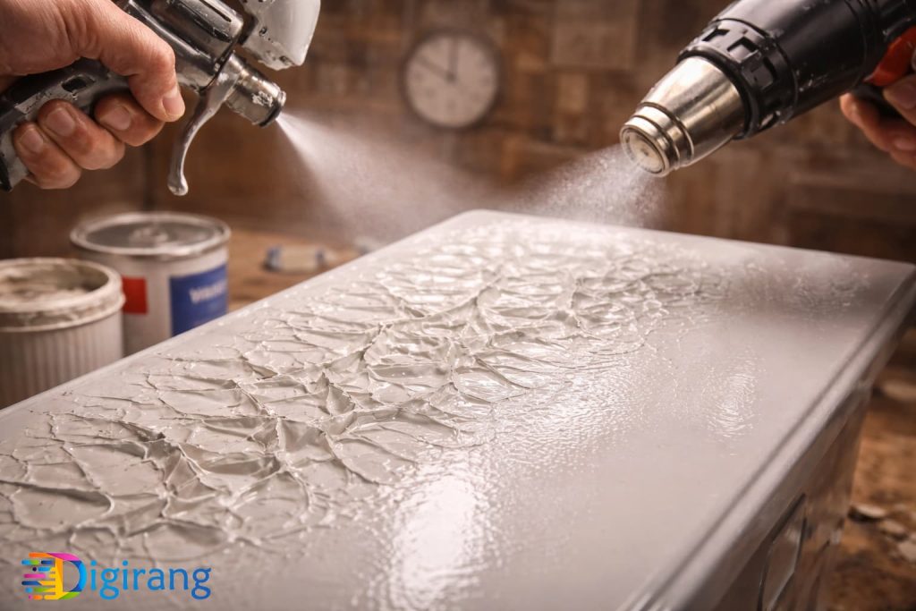 چرا رنگ با خشک کن چروک میشود؟